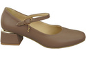 Women's shoes Pumps with a strap, natural leather 202 ElitaBut