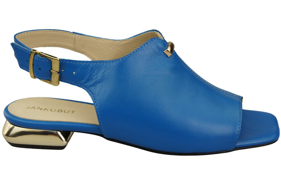 Comfortable Women's Shoes Sandals Flat Gold Heel Natural Leather 207 ElitaBut