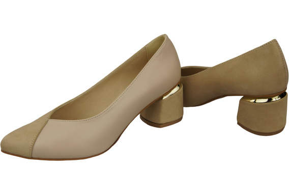 Women's shoes Pumps Natural leather 191 ElitaBut