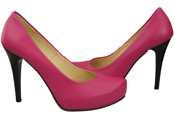 Women's shoes Pumps High heels natural leather 205 ElitaBut