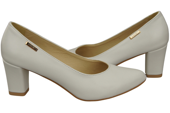 Classic Smooth Pumps Shoes Women's Black Natural Leather 213 ElitaBut