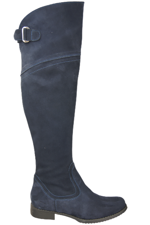 Shoes Boots Women Boots Over-the-knee boots Over-the-knee natural leather Velor 154 ElitaBut