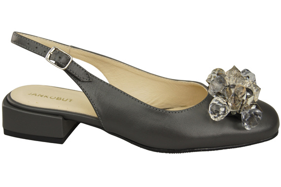 Women's Shoes Sandals with Crystals Natural Leather 215 ElitaBut