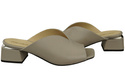 Women's Shoes High-Heeled Flip-Flops Natural Leather 210 ElitaBut