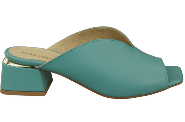 Women's Shoes High-Heeled Flip-Flops Natural Leather 210 ElitaBut