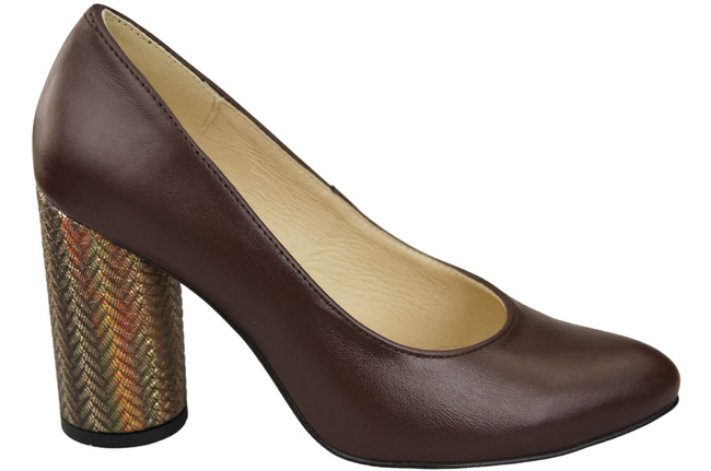 Women's shoes Pumps Natural leather 194 ElitaBut