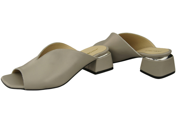 Women's Shoes High-Heeled Flip-Flops Natural Leather 210 ElitaBut