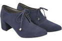 Women's shoes Low shoes Natural leather velor 183 ElitaBut
