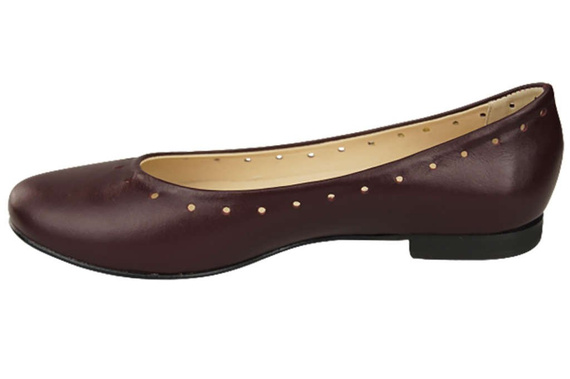 Women's Shoes Comfortable Ballerinas Natural Leather 162 ElitaBut