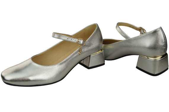 Women's shoes Pumps with a strap, natural leather 202 ElitaBut