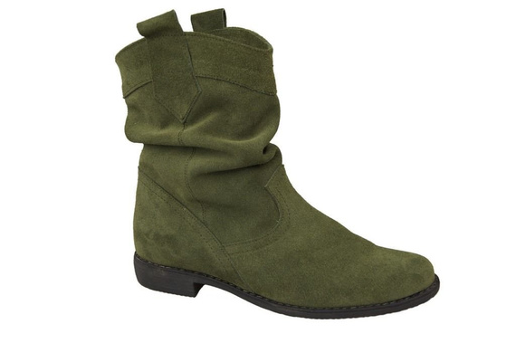 Shoes Women's boots Saszki Winter natural leather velor 117 Z ElitaBut