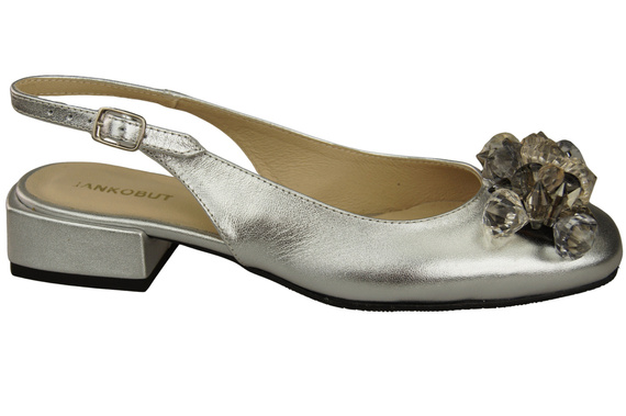 Women's Shoes Sandals with Crystals Natural Leather 215 ElitaBut