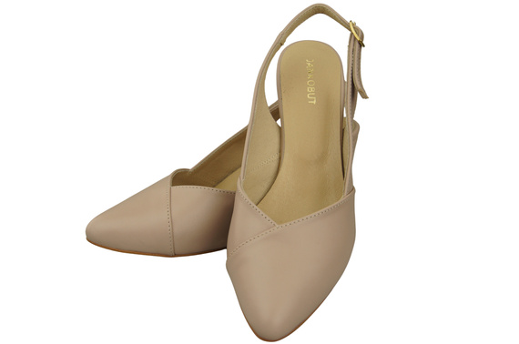 Women's Shoes High Heel Sandals Natural Leather 217 ElitaBut