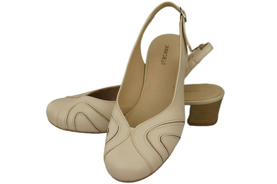 Footwear Women Sandals natural leather 842 ElitaBut