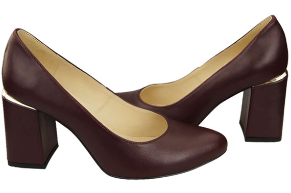 Women's shoes Pumps Natural leather 179 ElitaBut