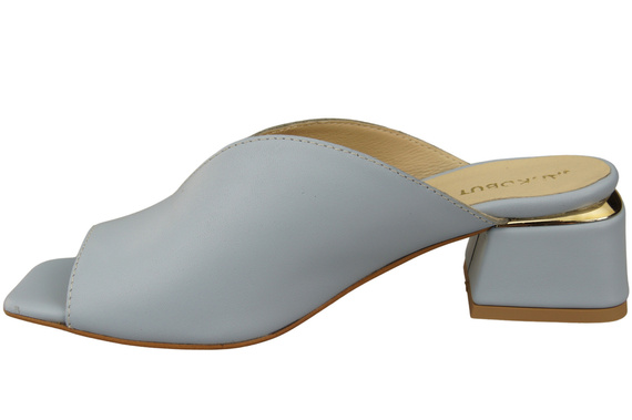 Women's Shoes High-Heeled Flip-Flops Natural Leather 210 ElitaBut