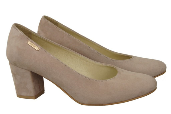 Women's Shoes Pumps Natural Leather Suede 125 ElitaBut