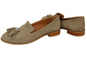 Shoes Women's loafers Natural Leather Velor 134 ElitaBut