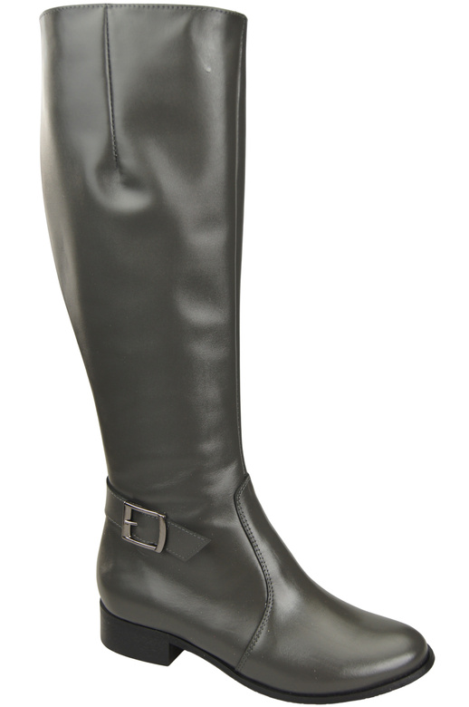Women’s  leather boots, lined officer boots, flat 225 ElitaBut