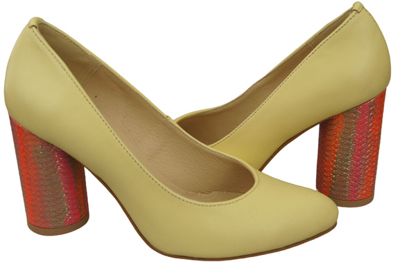 Women's shoes Pumps Natural leather 194 ElitaBut