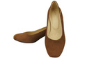 Comfortable Women's Shoes Pumps Natural Suede Leather 172 Z ElitaBut