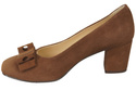 Women's shoes Pumps Natural leather suede 163 ElitaBut