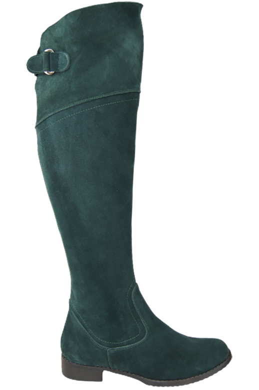 Shoes Boots Women Boots Over-the-knee boots Over-the-knee natural leather Velor 154 ElitaBut