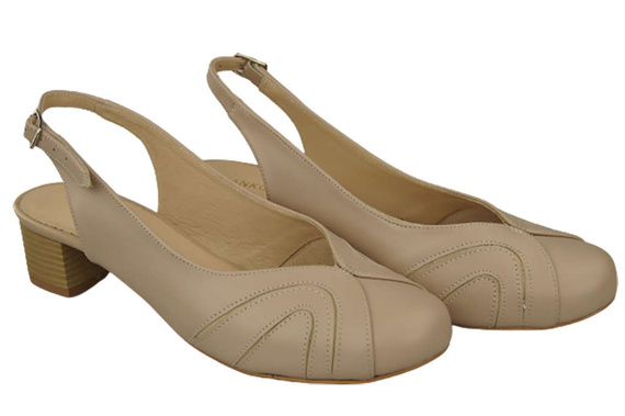 Footwear Women Sandals natural leather 842 ElitaBut