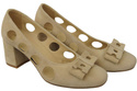 Women's shoes Pumps Natural leather suede 182 ElitaBut