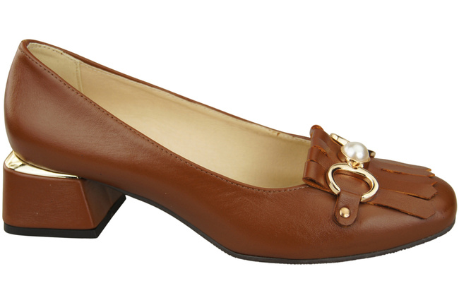 Women's shoes Pumps Natural leather 195 ElitaBut