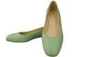 Comfortable Women's Shoes Flat Pumps, Natural Leather 204 ElitaBut