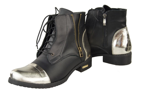 Shoes Women's boots Winter natural leather Golden 820 Z ElitaBut