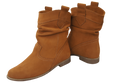 Shoes Women's boots Saszki Winter natural leather velor 117 Z ElitaBut