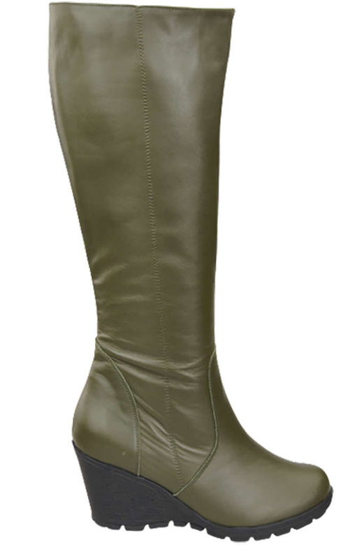 Shoes Women's boots Wedge natural leather 745 ElitaBut