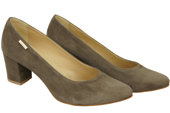 Women's Shoes Pumps Natural Leather Suede 106 ElitaBut