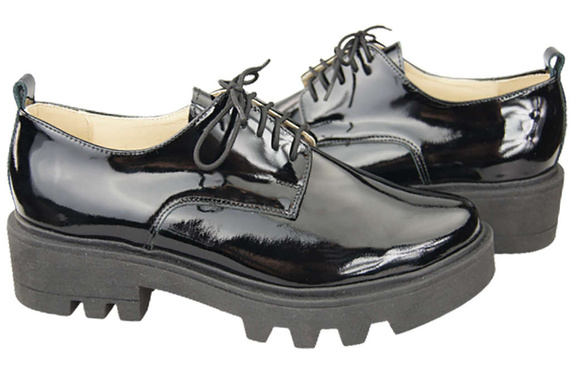 Women's shoes Lace-up leather Natural 180 ElitaBut