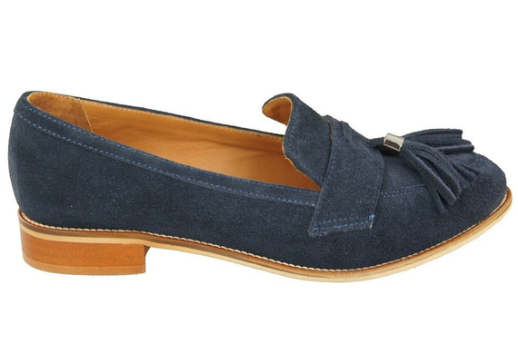 Shoes Women's loafers Natural Leather Velor 134 ElitaBut