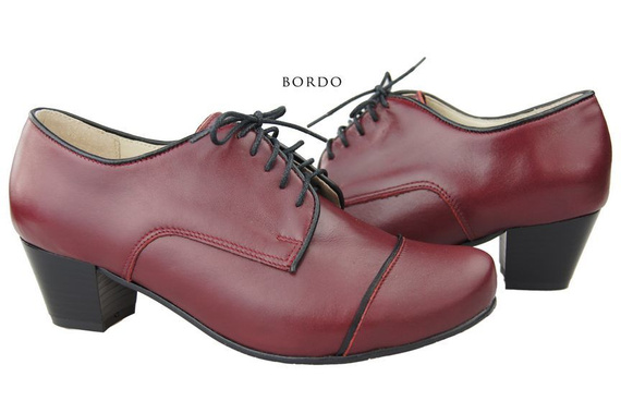 Shoes Brogues Women's lace-up natural leather 956 ElitaBut