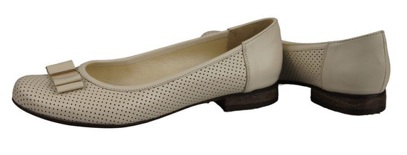 Women's Ballerinas Shoes Natural Leather 859 ElitaBut