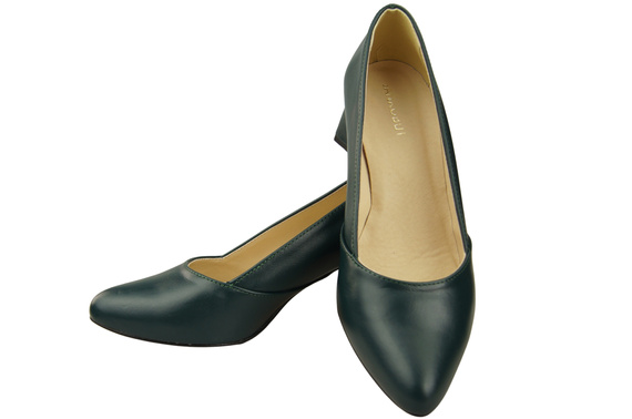 Women’s Pumps Genuine Leather Pointed Toe Heel ElitaBut 221