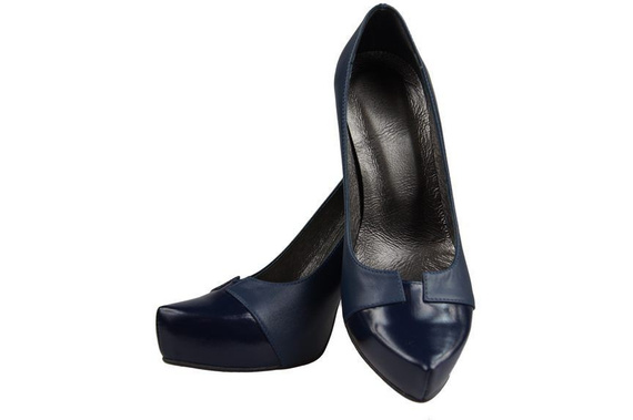 Women's shoes natural leather Black 897 ElitaBut