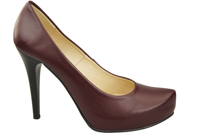 Women's shoes Pumps High heels natural leather 205 ElitaBut