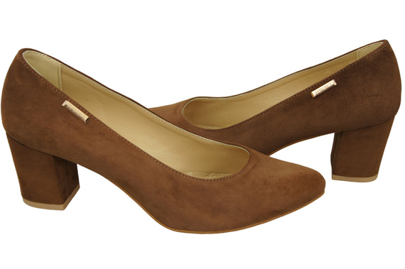 Women's Shoes Pumps Natural Leather Suede 106 ElitaBut