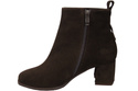 Women’s ankle boots in genuine suede leather, stable block heel, with zipper – 224 ElitaBut