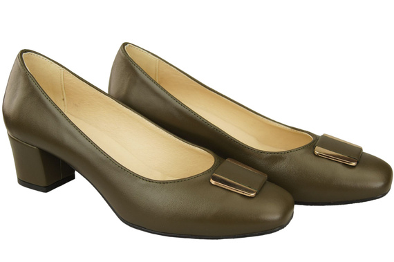 Women's shoes Pumps Natural leather 187 ElitaBut