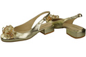 Women's Shoes Sandals with Crystals Natural Leather 215 ElitaBut