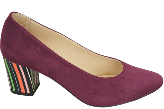 Women's footwear Women's pumps Suede leather 158 Z ElitaBut