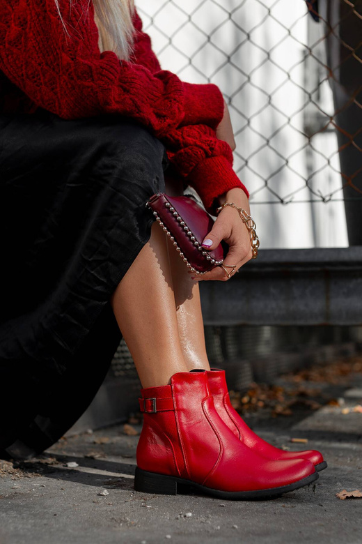 Shoes Women's boots Winter natural leather 156 Z ElitaBut