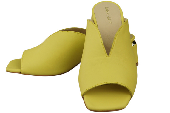 Women's Shoes High-Heeled Flip-Flops Natural Leather 210 ElitaBut