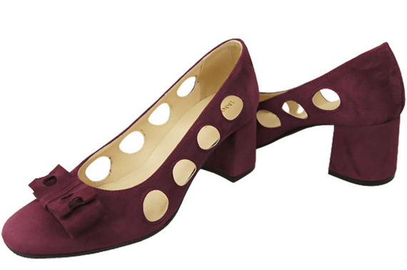 Women's shoes Pumps Natural leather suede 182 ElitaBut